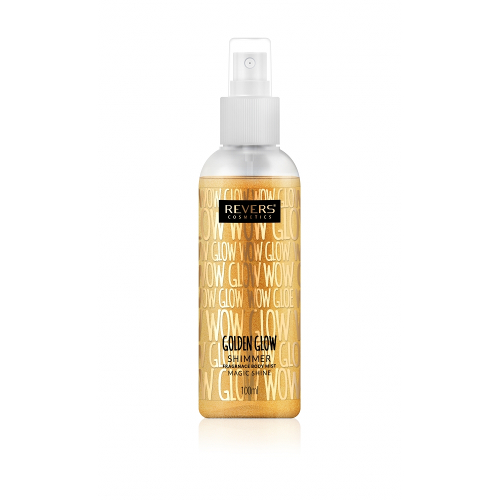 Kūno dulksna su blizgučiais "Golden Glow", 100 ml