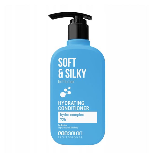 PROSALON SOFT & SILKY HYDRATING plaukų kondicionierius, 375 ml