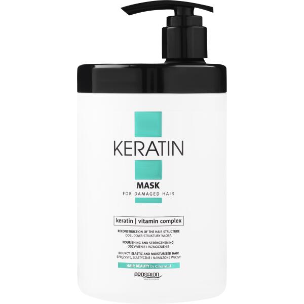 Prosalon Kaukė "Keratin" pažeistiems plaukams, 1000ml